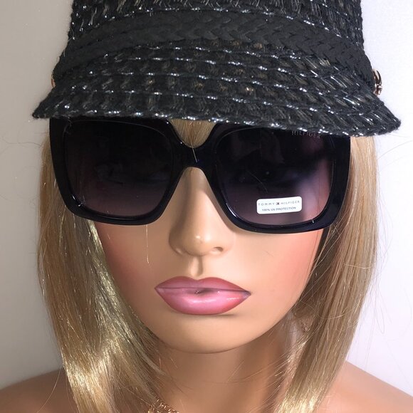 Tommy Hilfiger Blue Oversized Sunglasses - Picture 4 of 6